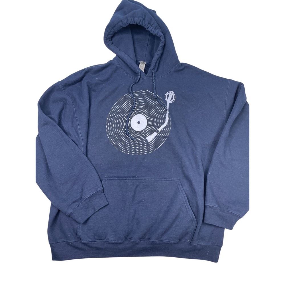 Rhythm and Beat Hoodie Heavy Blend XL Excellent Condition Navy Nice!